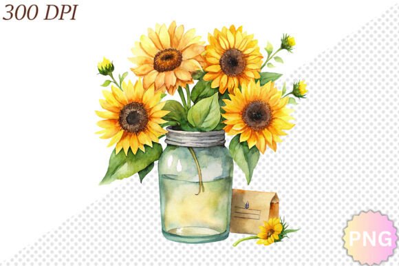 Download Watercolor Sunflower PNG Clipart - Watercolor Collection