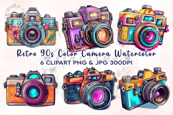 Download Camera Watercolor Clipart - Watercolor Collection