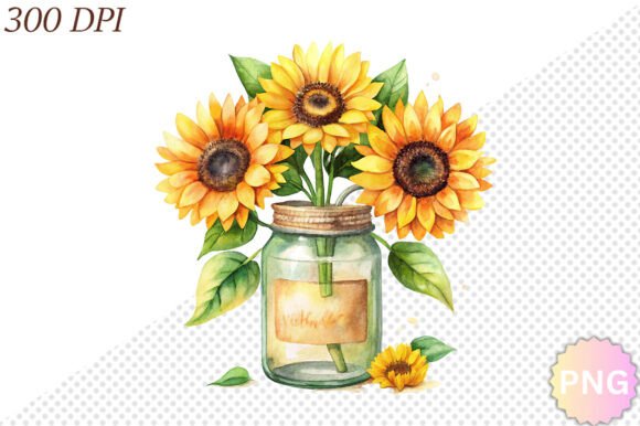 Download Watercolor Sunflower PNG Clipart - Watercolor Collection