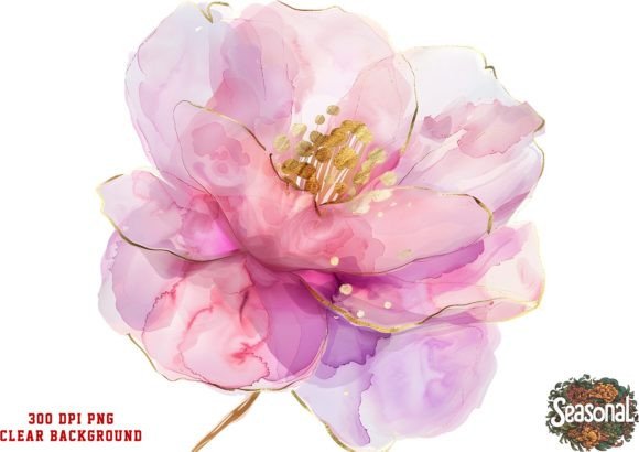 Download Spring Peonies Watercolor Clipart - Watercolor Collection
