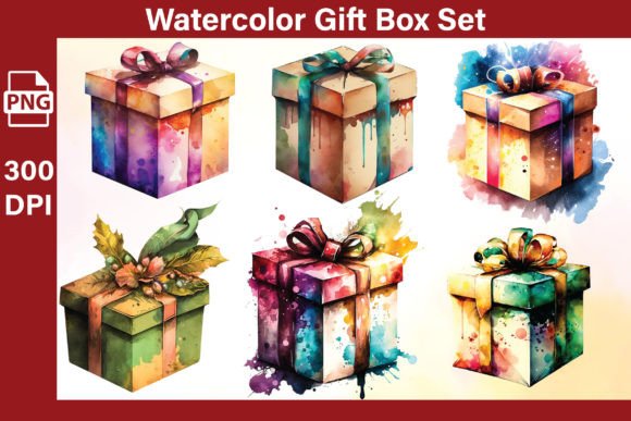 Download Watercolor Gift Box Set - Watercolor Collection