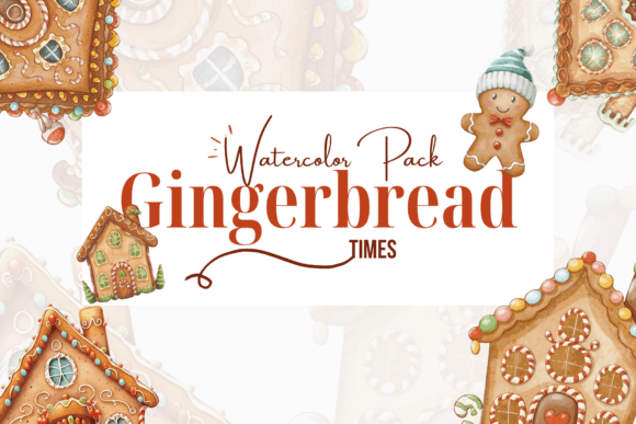 Download Gingerbread Houses Watercolor Pack - Watercolor Collection
