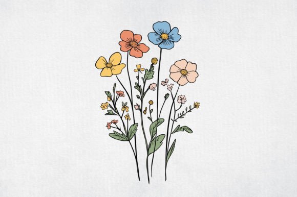 Download Watercolor Wild Flower Clipart - Watercolor Collection