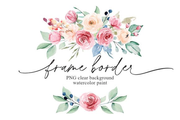 Download Wreath, Watercolor Flowers, Frame Border - Watercolor Collection