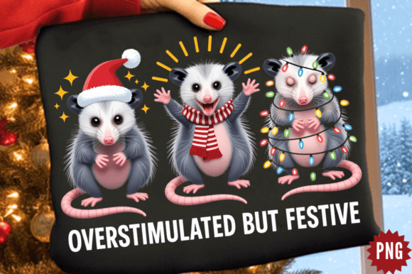 Download Overstimulated but Festive Possum Christ - Premium Resources
