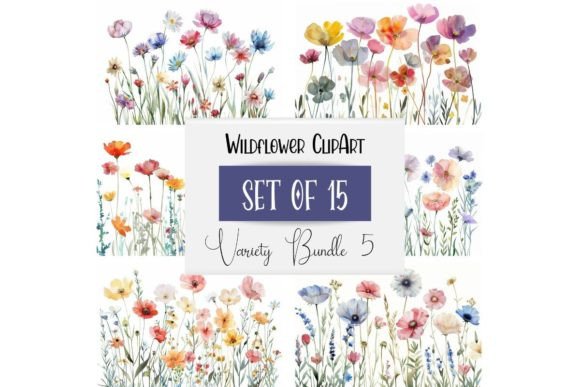 Download Springtime Watercolor Wildflower Bundle - Watercolor Collection