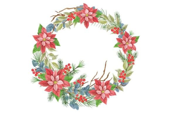 Download Christmas Wreath Clipart Watercolor PNG - Watercolor Collection
