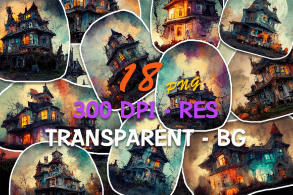 Download Halloween Watercolor Stickers PNG Bundle - Watercolor Collection