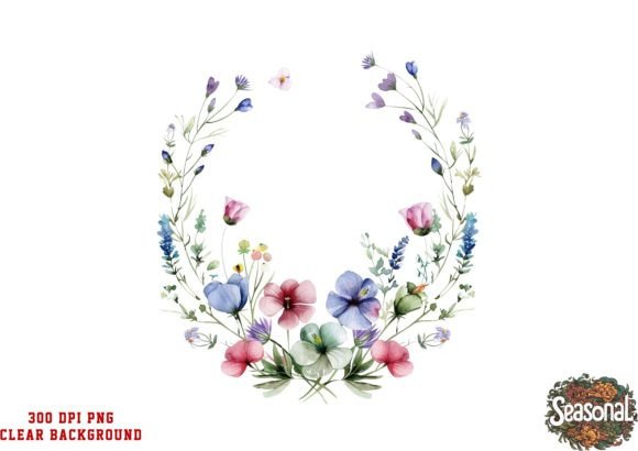 Download Watercolor Spring Wildflower Clipart - Watercolor Collection