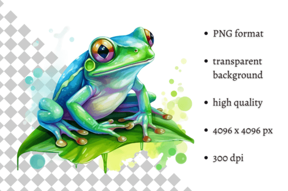 Download Watercolor Frog Individual Clipart - Watercolor Collection