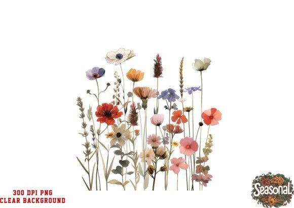 Download Watercolor Spring Wild Floral Clipart - Watercolor Collection