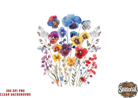 Download Watercolor Wild Flower Clipart - Watercolor Collection
