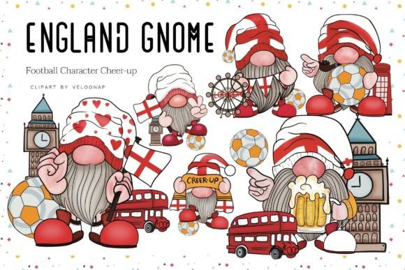 Download England Soccer Gnome Clipart - Gnome clipart Collection
