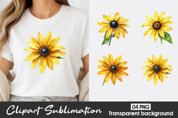 Download Sunflower Watercolor Clipart PNG - Watercolor Collection