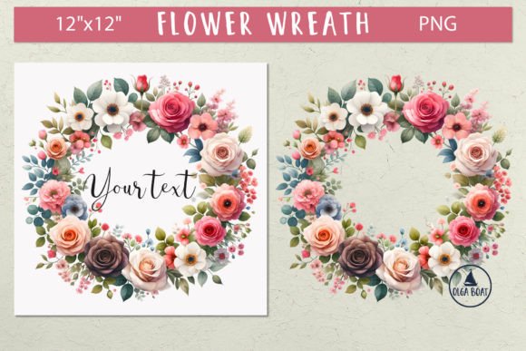 Download Floral Wreath Clipart| Watercolor Wreath - Watercolor Collection