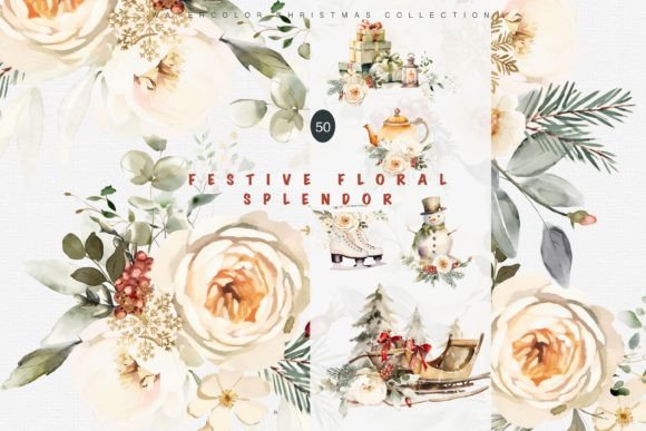 Download Christmas Watercolor Clipart - Watercolor Collection
