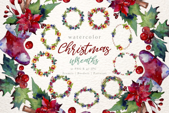 Download Christmas Collection Watercolor Set - Watercolor Collection