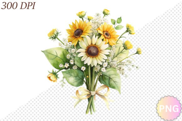 Download Watercolor Sunflower PNG Clipart - Watercolor Collection
