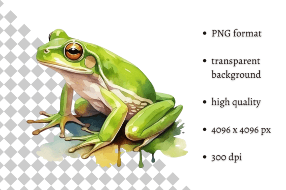 Download Watercolor Frog Individual Clipart - Watercolor Collection