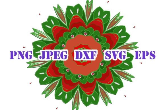Download Red and Green Holiday Flake - Red and green holiday Collection