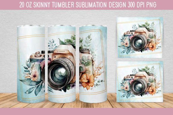Download Floral Camera Watercolor PNG - Watercolor Collection