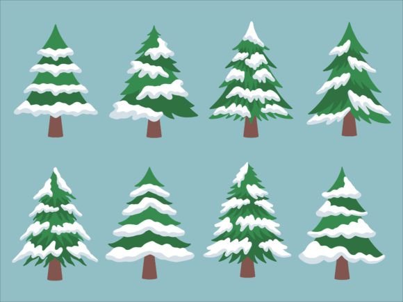 Download Christmas Pine Tree Snow Watercolor - Watercolor Collection