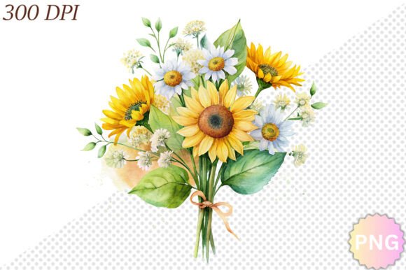 Download Watercolor Sunflower PNG Clipart - Watercolor Collection