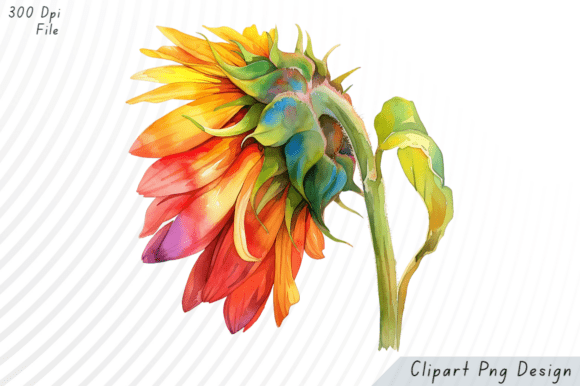 Download Watercolor Sunflower PNG Clipart - Watercolor Collection