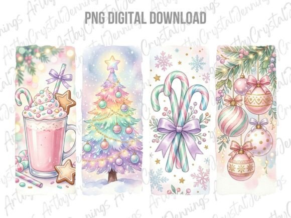Download Pastel Christmas Watercolor Brushstroke - Watercolor Collection