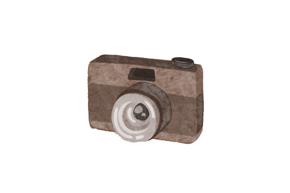 Download Vintage Camera Watercolor - Watercolor Collection