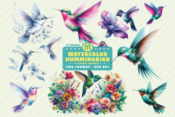 Download Watercolor Hummingbird Clipart - Watercolor Collection