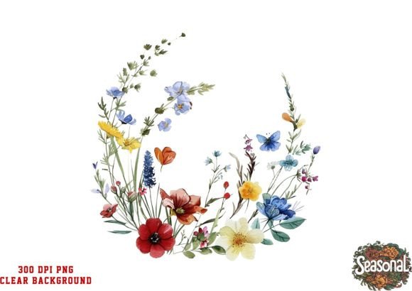 Download Watercolor Wild Flower Clipart - Watercolor Collection