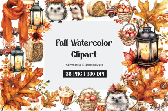 Download Fall Watercolor Clipart - Watercolor Collection