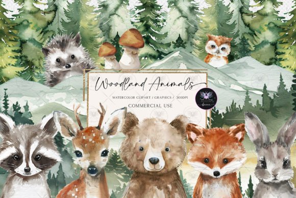 Download Woodland Animals Watercolor - Watercolor Collection