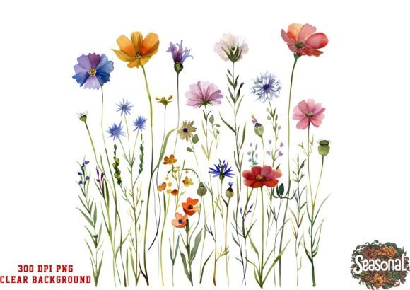 Download Watercolor Wildflower Png Clipart - Watercolor Collection